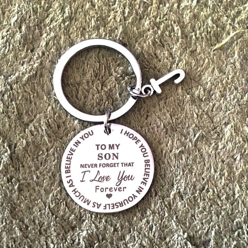 Personalized Gift For Guests.Stainless Steel Keychain Key Chain Ring,Custom Wedding Birthday Engagement Souvenir,Engraved Logo