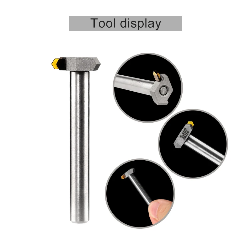 MCD Diamond Balancing Cutter 115 Degree Balance End Milling Router Bit Tungsten Carbide CNC Tools for Carbon Fiber Aluminum