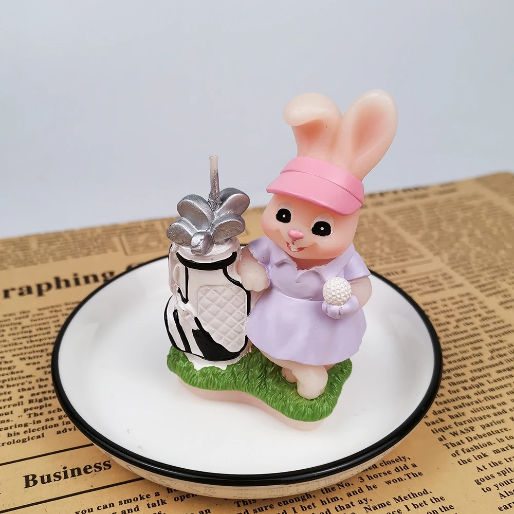 

Rabbit Forms for Molds, 3D Animal Soap, Fondant Cake Toy, Candle, Bunny Silicone, Aroma Plaster Mould, DIY Handmade Crafts Tool