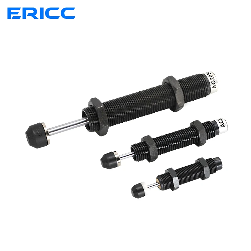 Pneumatic Cylinder Shock Absorber AC series AC0806 AC1005 AC1008 AC1210 Buffers with cap self-compensation Shock Absorber buffer