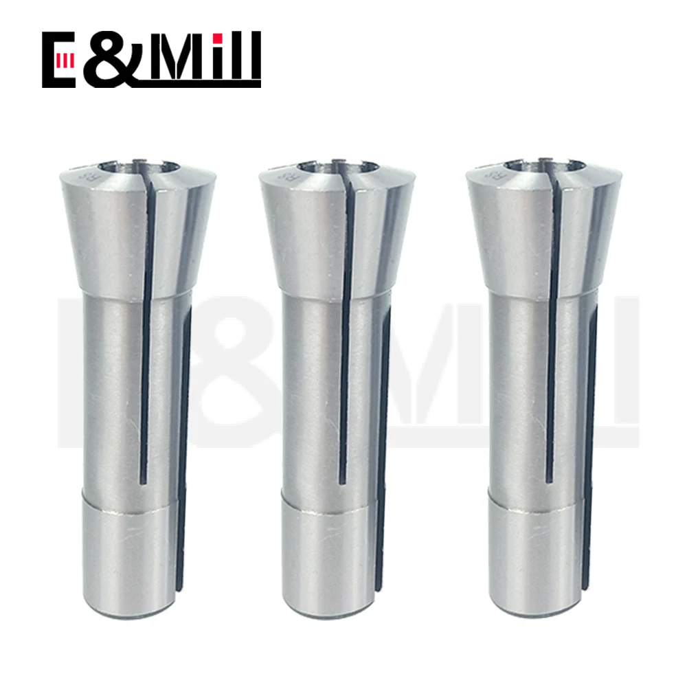 R8 Collet Metric British R8 Collet Clamping Size M3-M20 11 3.175 Milling tool holder High precision for R8 Collet Chuck Holder