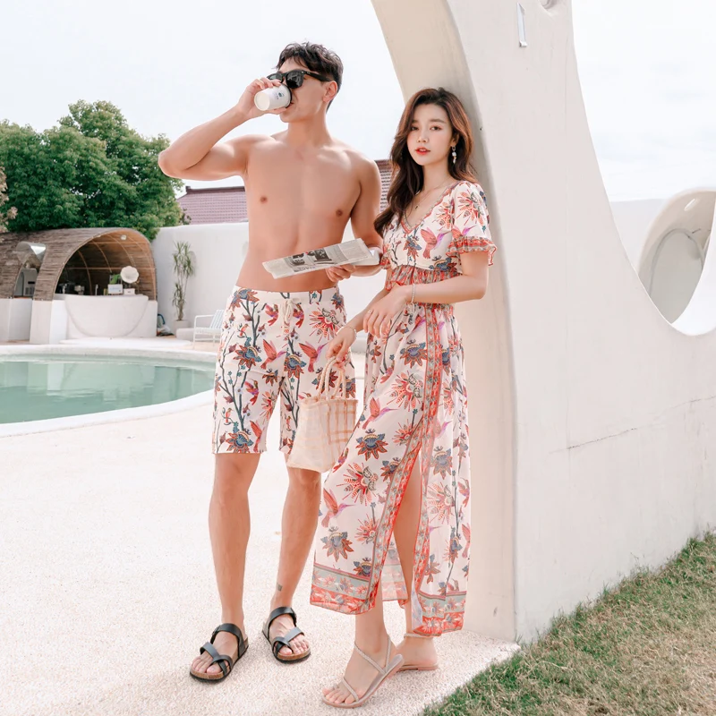 Imagem -03 - Conjunto de Biquíni Plissado com Manga Curta Roupas de Banho para Homens e Mulheres Traje de Banho para Verão Surf