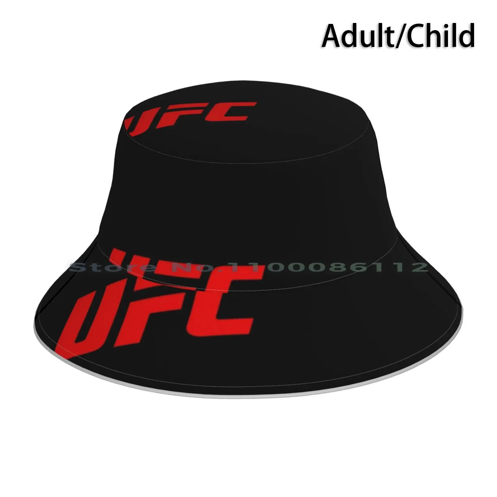 Bucket Hat Sun Cap Fight Pass Ultimate Fighting American Mixed Martial Arts Logo Foldable Outdoor Fisherman Hat