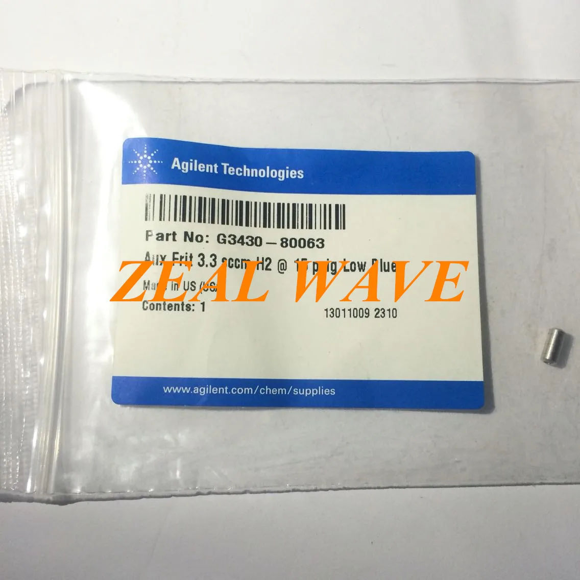 G3430-80063 3.3 Sccm H2 Frit III Agilent Consumables