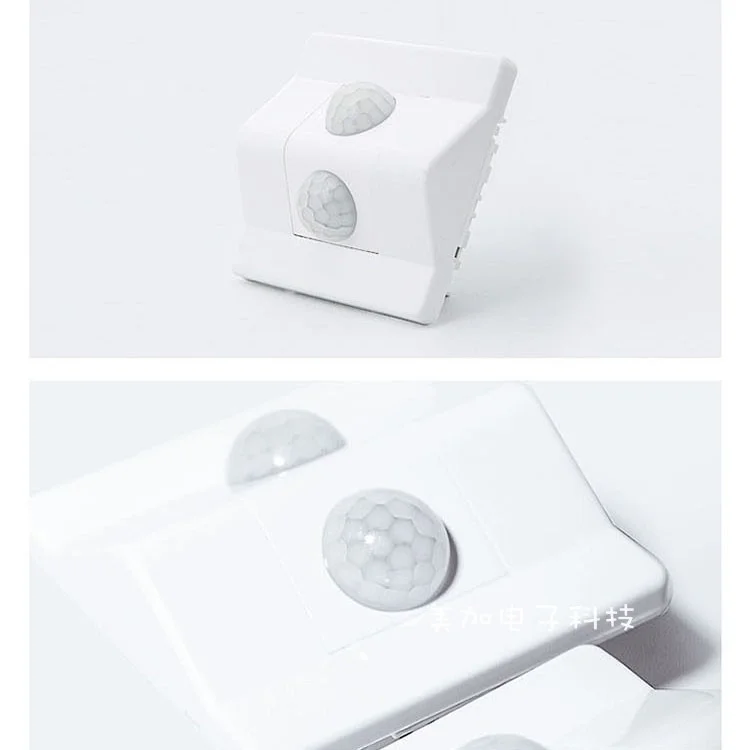 PIR Motion Sensor Switch 86*86 AC 110V - 240V Recessed Infrared Auto Control ON/Off Wall switch Human body induction Detector