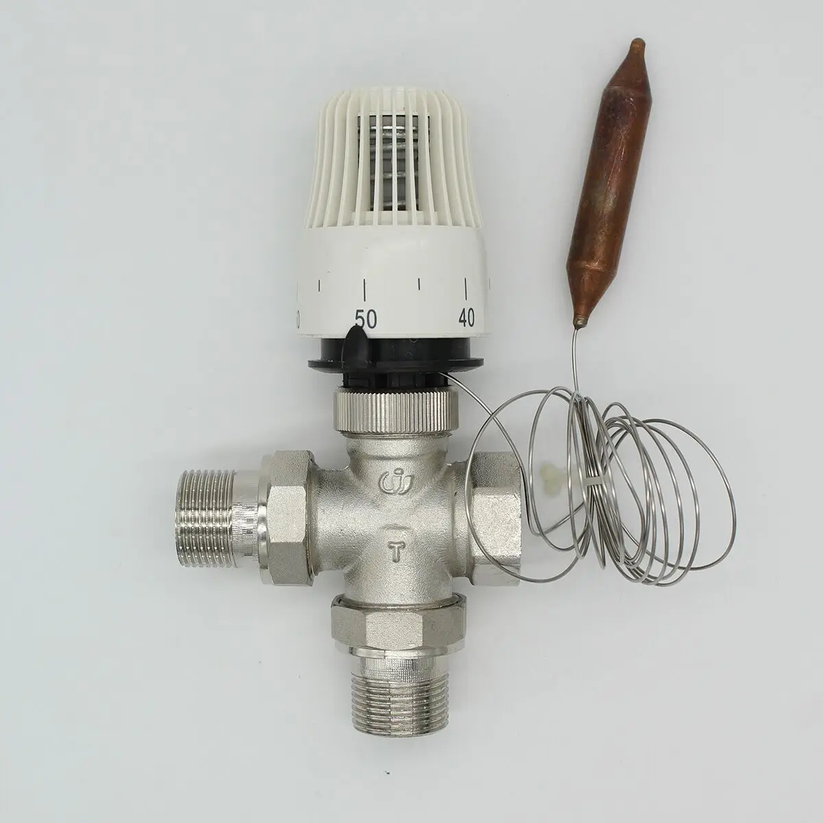 Energy saving 30-70 degree control Floor heating system thermostatic radiator valve  M30*1.5 Remote controller Three way valve