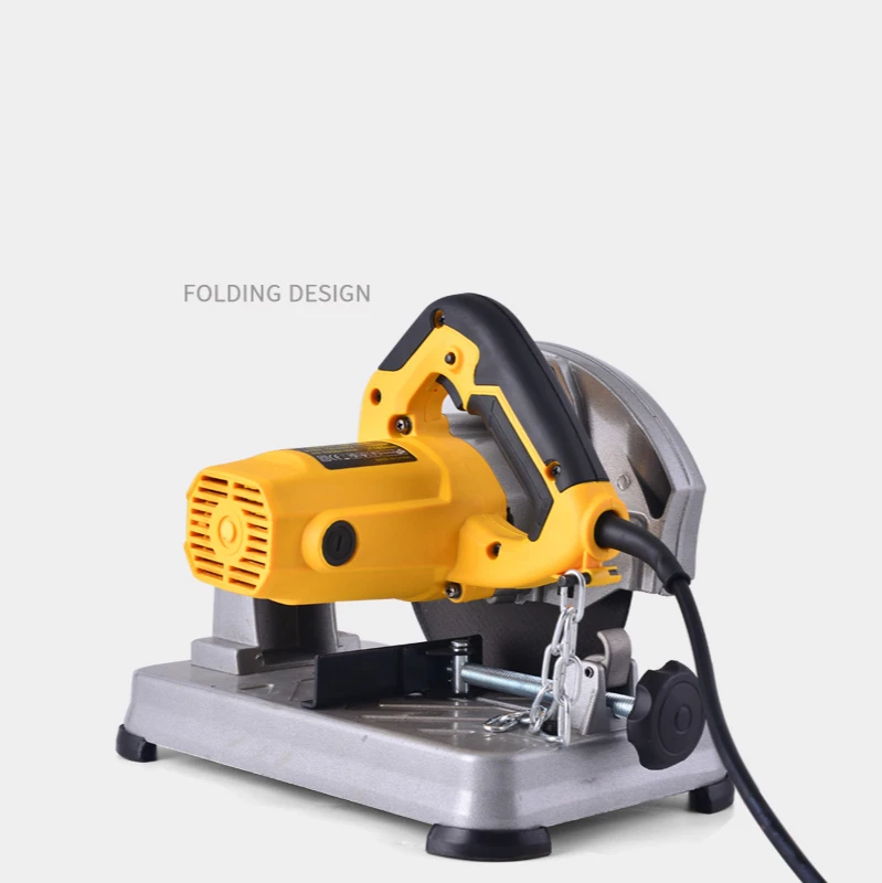 7 Inch  Cutting Saw 1200W 185mm 45 Metal Profile Cutting MachineDesktop Aluminum Material Steel Wood Power Tool Small Bench Saw