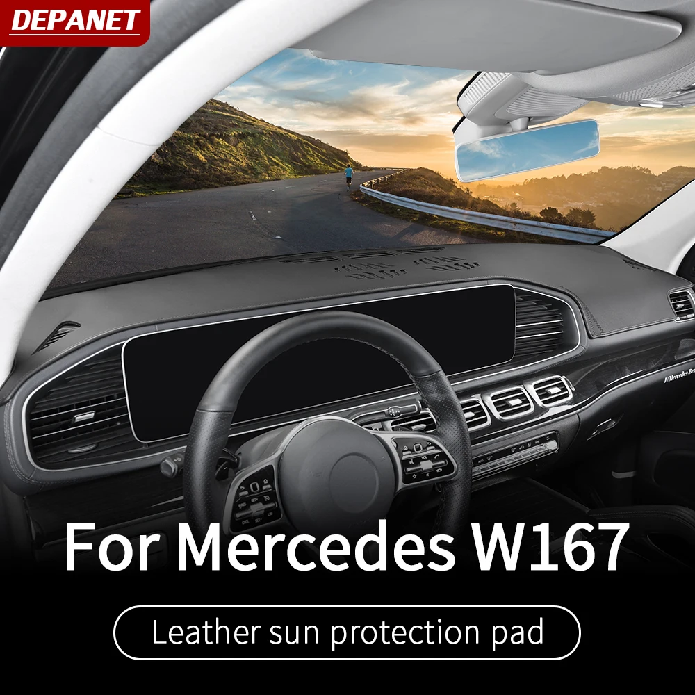 Light protection mat For Mercedes 2020-2025gle w167 gle 350/amg 450 500e gls w167 gls x167 amg interior decoration accessories