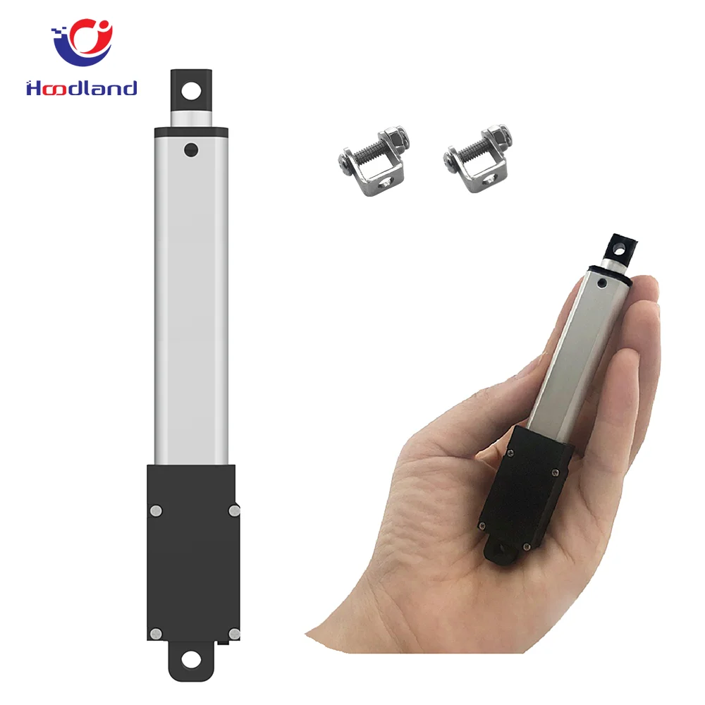 

20/50/70/150N Stroke Length 100mm IP60 Series DC 12V Mirco Electric Linear Actuator Motor Controller for Pet Door Opener