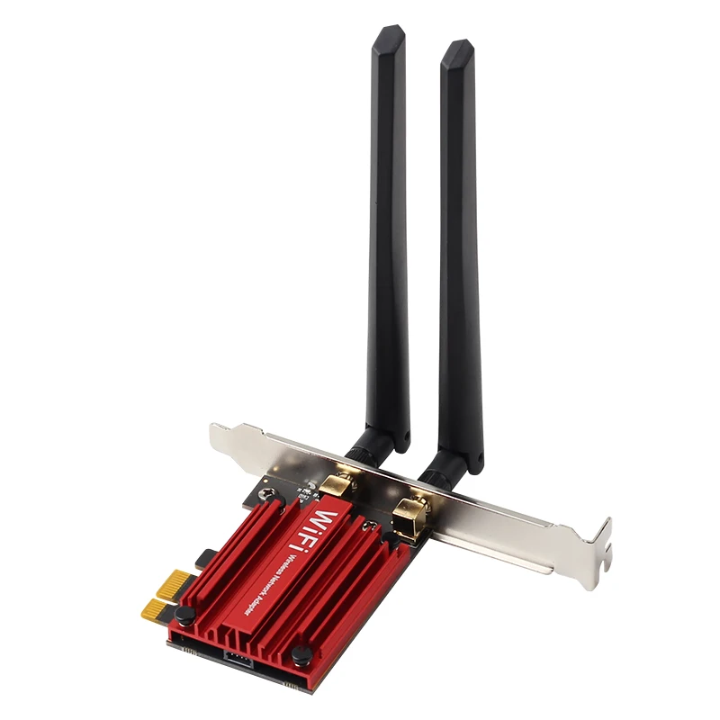 Adaptateur convertisseur sans fil Wi-Fi M.2 vers PCI Express pour ordinateur de bureau et PC, ensemble de fentes pour cartes, bronch/ 4, 8/16, AX210, AX200, 9260, 8265