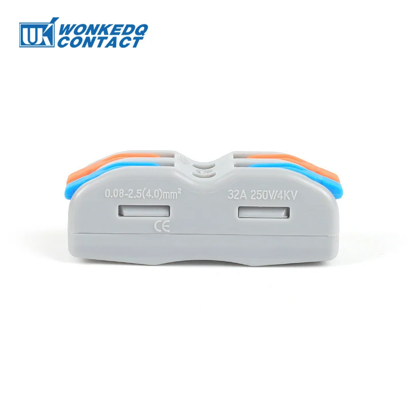 222 422/423 Compact Wire Connector Quick Push-in 4/6 Pin Splicing Terminal Block 28-12 AWG Electrical Wring Cable Connectors
