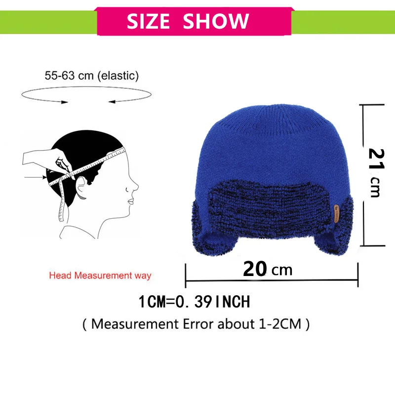 Skullies Beanies Men Winter Hat Women Knitted Hats For Men Cap Winter Beanie Hat Gorro Thick Warm Brimless Fur Bonnet Men\'s Cap