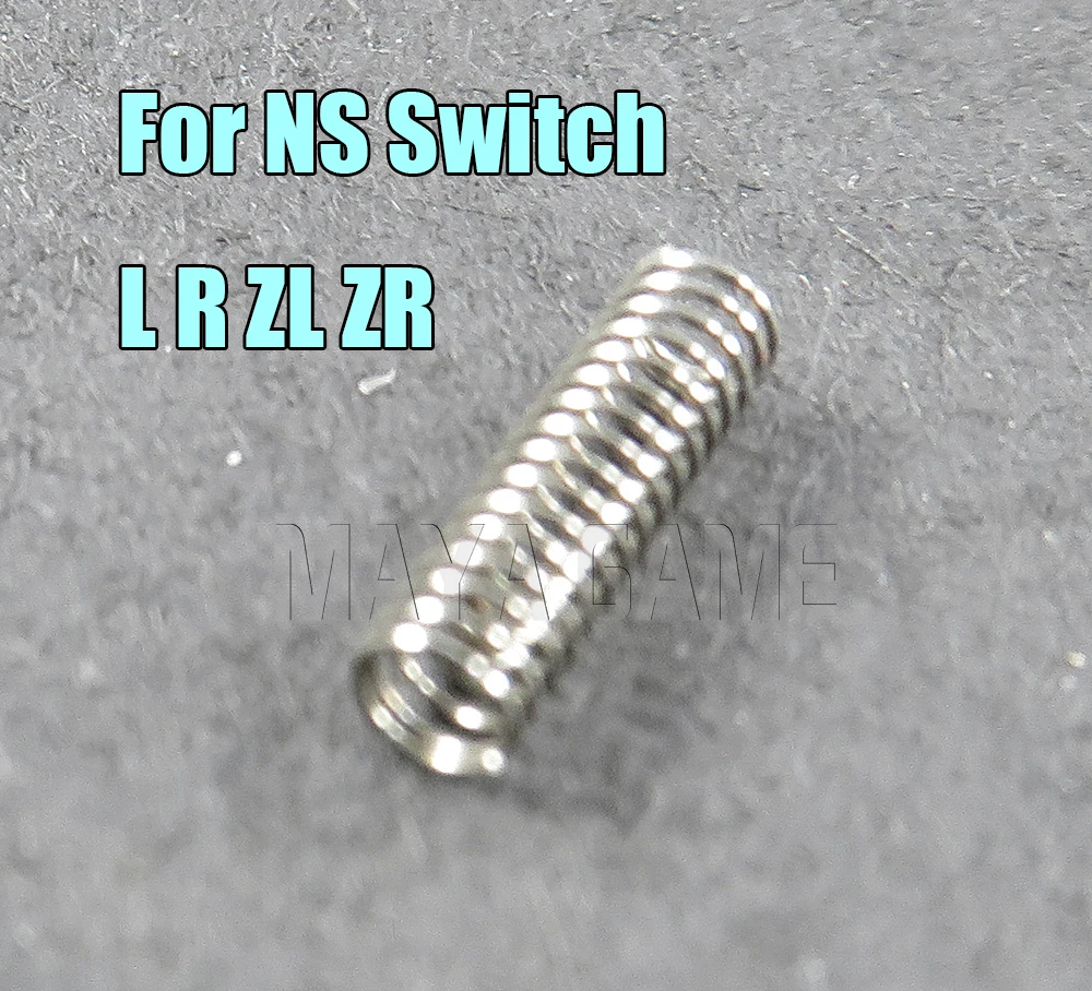 10 peças para nintend switch ns joy-con joycon reparação primavera para nintend switch controlador l r zl zr fivelas de bloqueio de metal