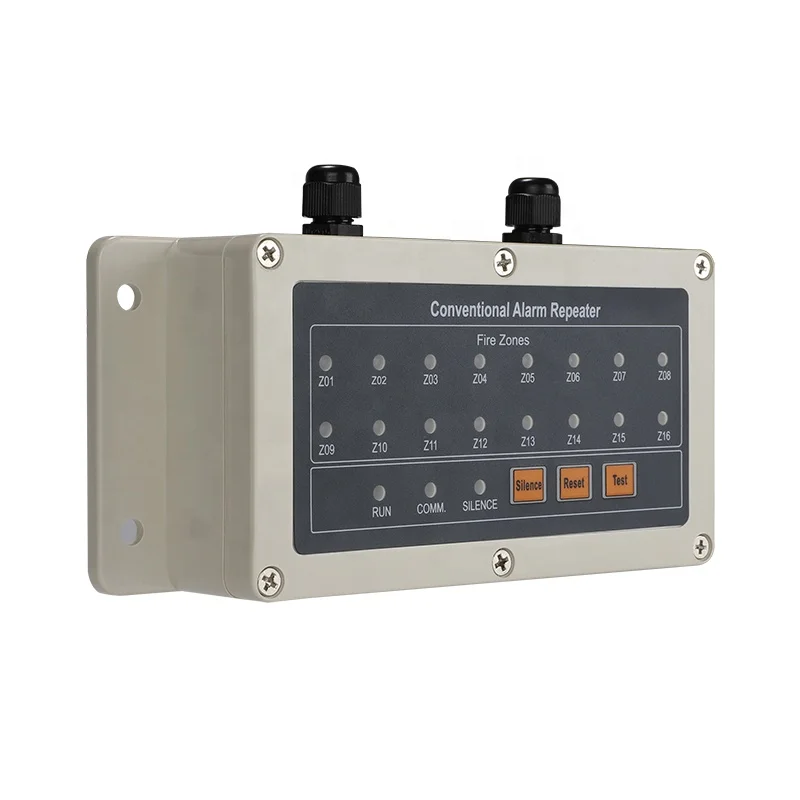 RP1016 Repeater Panel 16 zone   Repeat display panel  work with ck1000  Conventional Fire Alarm  Panel by RS485