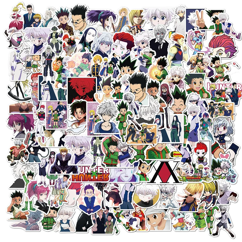 HUNTERxHUNTER Comic Japanese Anime Stickers GON FREECSS Killua Zoldyck DIY Scrapbooking Dary Planner Journal Stationery Sticker