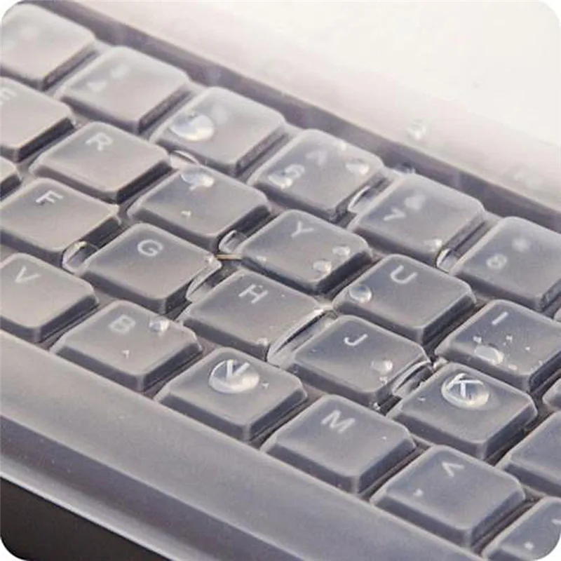 1Pcs Good Quality Useful Universal Silicone Desktop Computer Keyboard Cover Skin Protector Film Cover Computer Accessoies