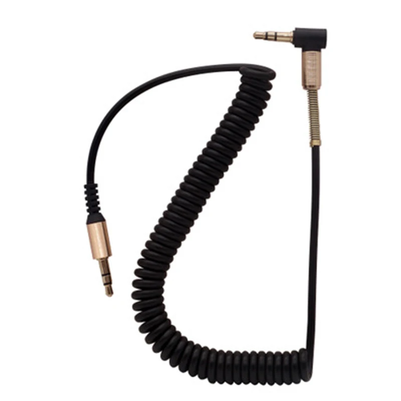 3.5mm Jack Audio Cable 3.5 Male To Male Cable Audio 90 Degree Right Angle AUX Cable for Car Headphone MP3/4 Aux Cord