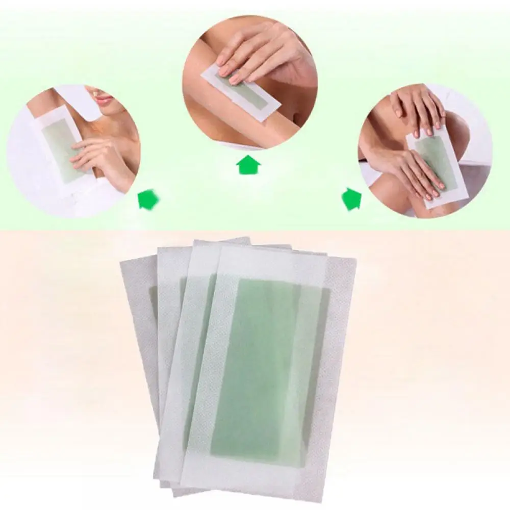 Papel encerado no tejido para depilación facial, herramientas de belleza para depilación de labios, vello y barba, blanqueamiento suave