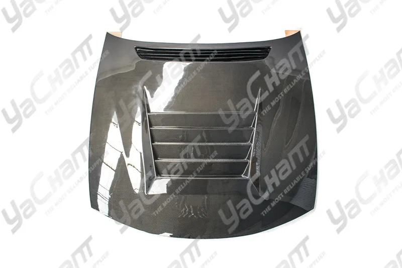 Car-Styling Carbon Fiber Hood Bonnet Fit For 1997-1998 S14 (Late Model) S14A Kouki DMX Style Front Hood Cover