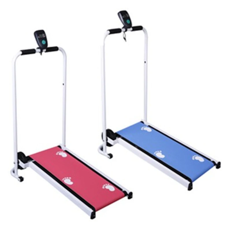 Mini Mechanical Treadmill Machine Indoor Sports Silent Portable Folding Walking Machine For Home Fitness Equipments Load 80KG