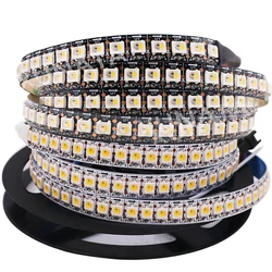 5V adresowalny SK6812 dioda LED RGBW taśmy 30/60/96/144 diod/M indywidualnie taśma pikselowa LED wodoodporna RGBWW RGBNW WWA podobne WS2812B