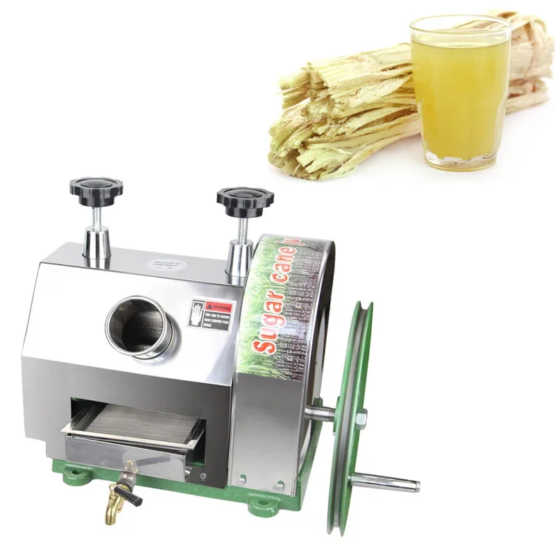 Small Sugarcane Machine Hand-Cranked Juicer Gear Juicer Stainless Commercial Extractor Squeezer Machine