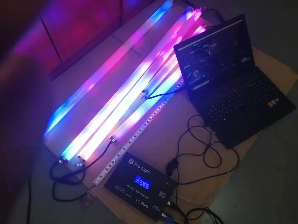 UCS1903/WS2811 RGB 360 degree colorful RGB Tube artnet led pixel bar 3D multiple shape led pixel tube for Club Stage Events