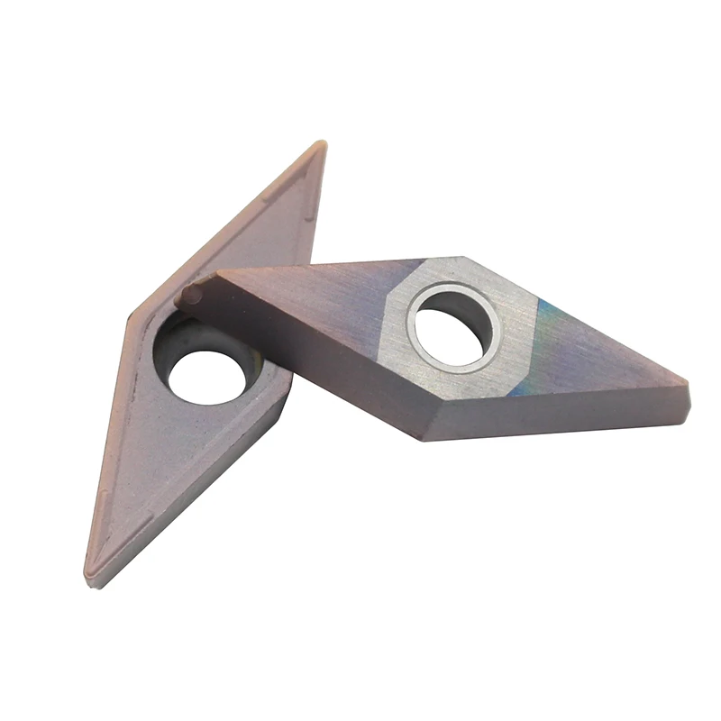 10PCS VCMT160404 MA VP15TF Carbide Inserts VCMT 160404 Internal Turning Blade CNC Metal Lathe Cutting Tool Accessories