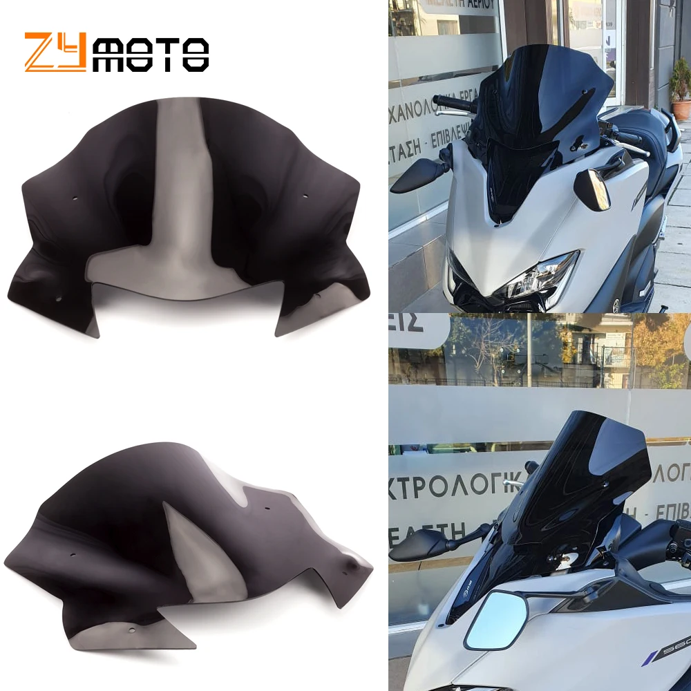 

Motorcycle Windscreen Windshield For Yamaha TMAX 530 SX DX 2017-2019 TMAX 560 tech max Tmax530 Tmax560 techmax 2020 2021 2022