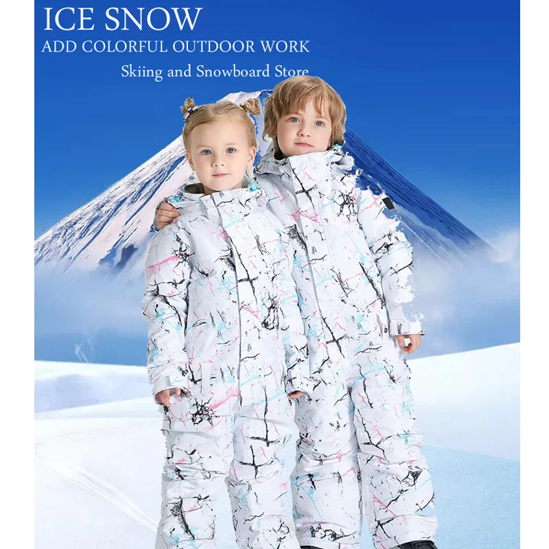 Children's Snow Suit, Snowboarding Clothing, Waterproof, Breathable, Winter Costumes, Sports Wear, Brand, Boy or Girl, 10K