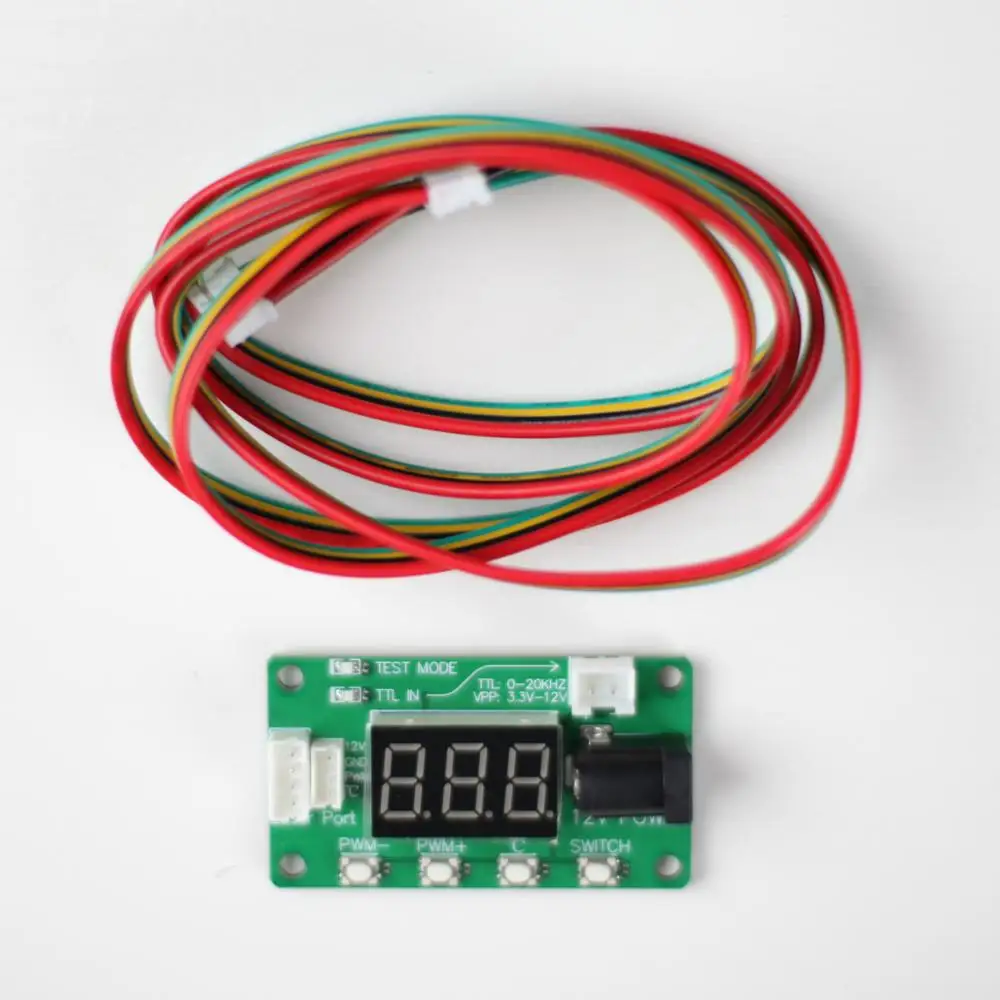 NEJE dijital ekran PWM lazer kontrolü lazer kafası/modülü için 4PIN tek test kartı TTL PWM test cihazı