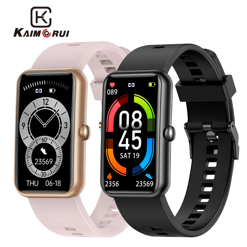 

KAIMORUI Smart Watch Women IP68 Waterproof Fitness Tracker Smartwatch Men 2021 Wtches Smartband For IOS Androird Huawei Phones