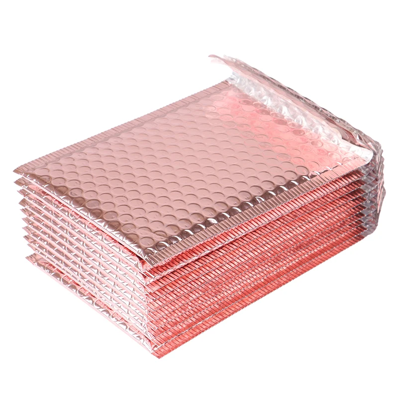 1/8/10Pcs pink Paper Bubble Padded Mailers Envelopes Gift Bag Bubble Mailing Envelope Bag Packaging Shipping Bags Mailer Bags