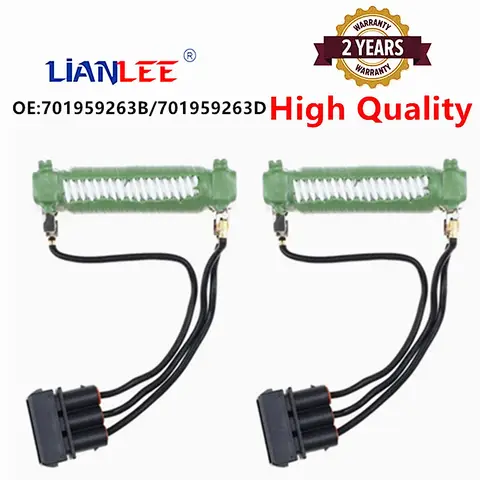 Engine Cooling Fan Resistors For Seat Alhambra New For VW Sharan Transporter T4 For Volkswagen EuroVan 701959263D 701959263B