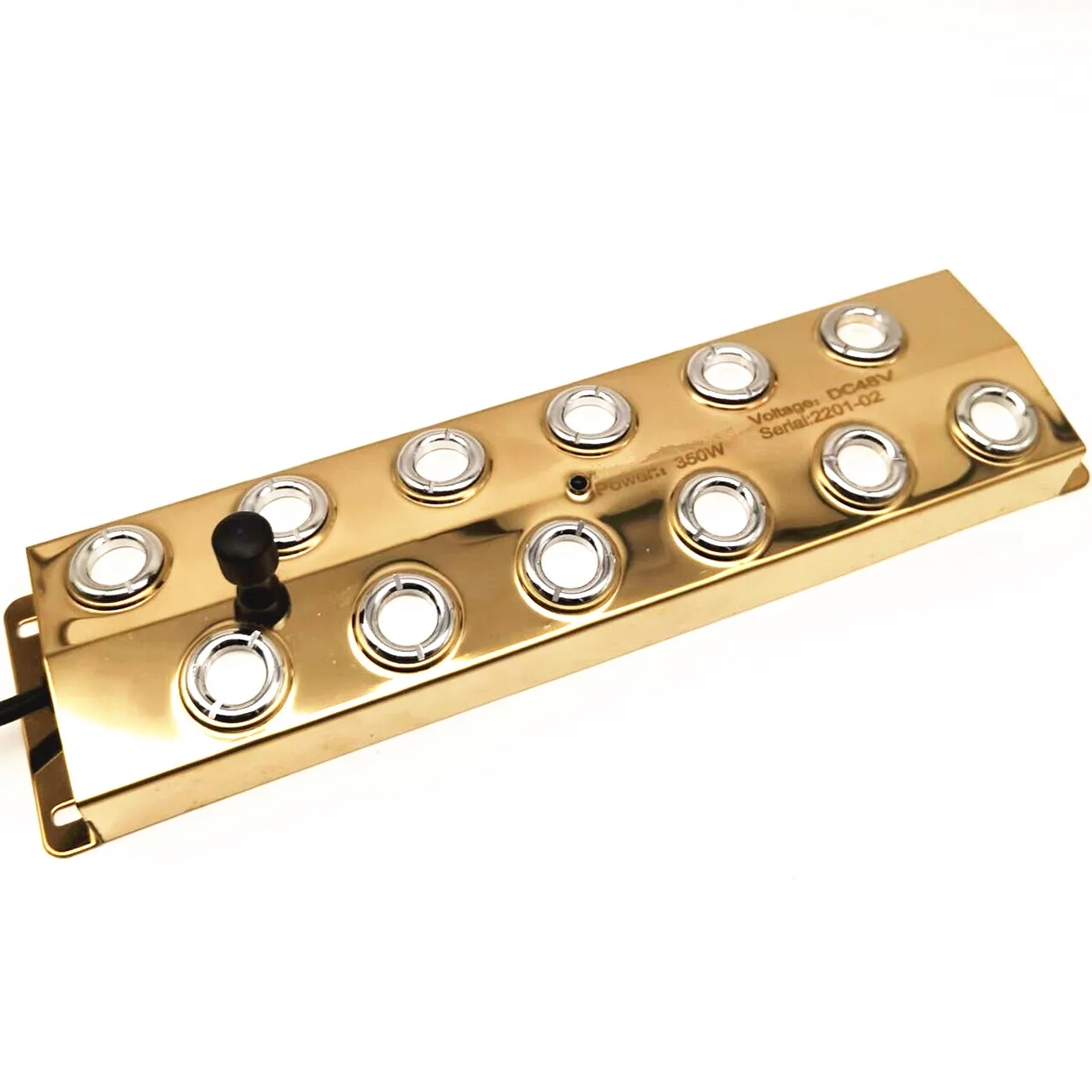 DC 48 В ультразвуковой распылитель синий/золотой цвет 10/12 головка увлажнитель из нержавеющей стали для теплицы гидропоники