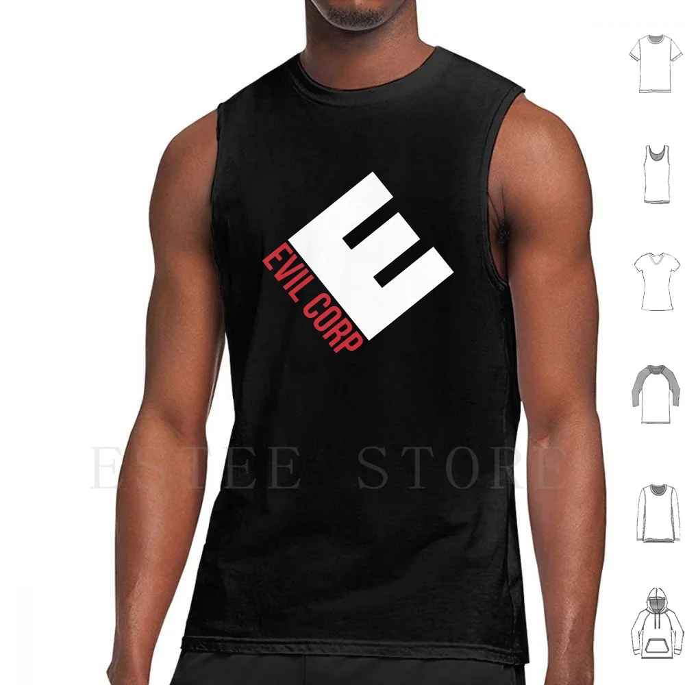 Mr Robot-Evil Corp Tank Tops Vest Sleeveless Mr Robot Evil Corp Hacked
