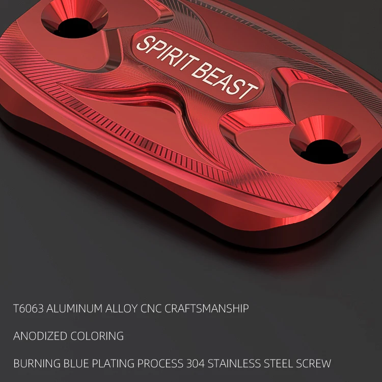 Spirit beast-قطع غيار الدراجات النارية ، NMAX 155 على غطاء المضخة ، غطاء مضخة زيت الفرامل المعدل ، الديكور الخارجي للدراجات النارية NMAX 125