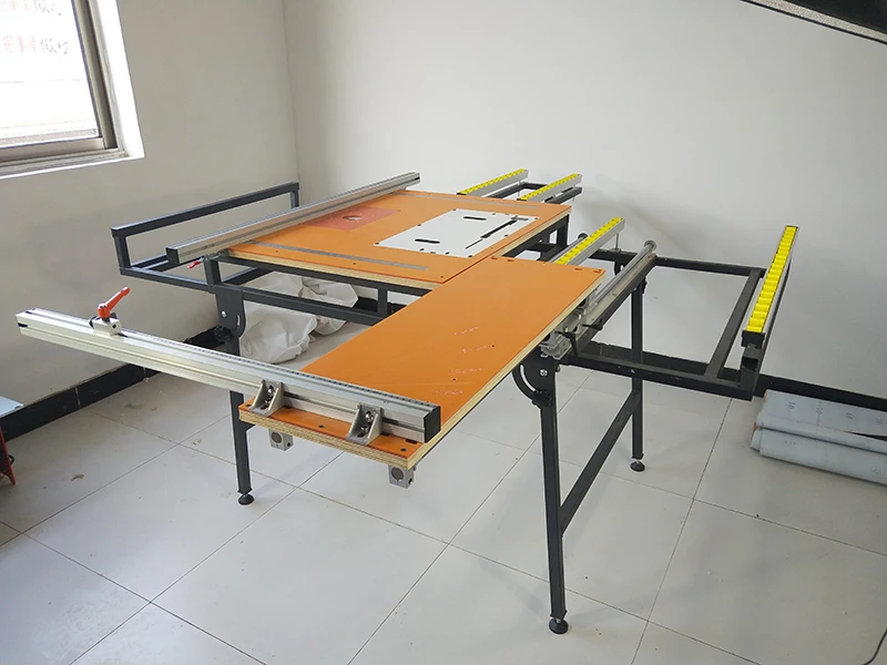 Empujador push-pull multifuncional para mesa de carpintería, mesa de sierra plegable, aplicadora de bandas de borde manual para carpintería