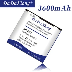 DaDaXiong High Capacity 3600mAh BP 6MT BP-6MT BP6MT Li-ion For Nokia N81 N82 6720 E51 E51i Cell Phone Battery