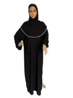 H118 Robe musulmane taille unique avec hijab intégré, Khimar de prière, Kaftan, Burqa, Abaya, Robe hijab, Vêtements du Moyen-Orient 2