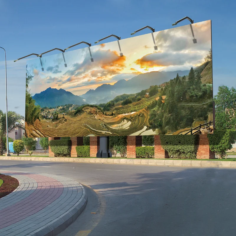 640x480mm RGB Video P2.5 Outdoor Display Cabinet High Resolution Fixed Installation Giant LED Screen