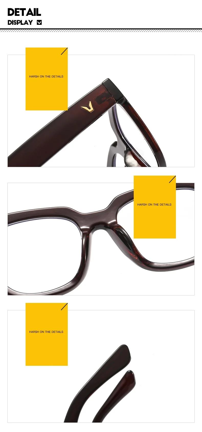 Anti-Blaulicht-Brille mit großem Rahmen 2026 Damen Computer-Brille mit Blaulichtfilter Schwarze Strahlenschutzbrille Brillen Herren – Detail 10