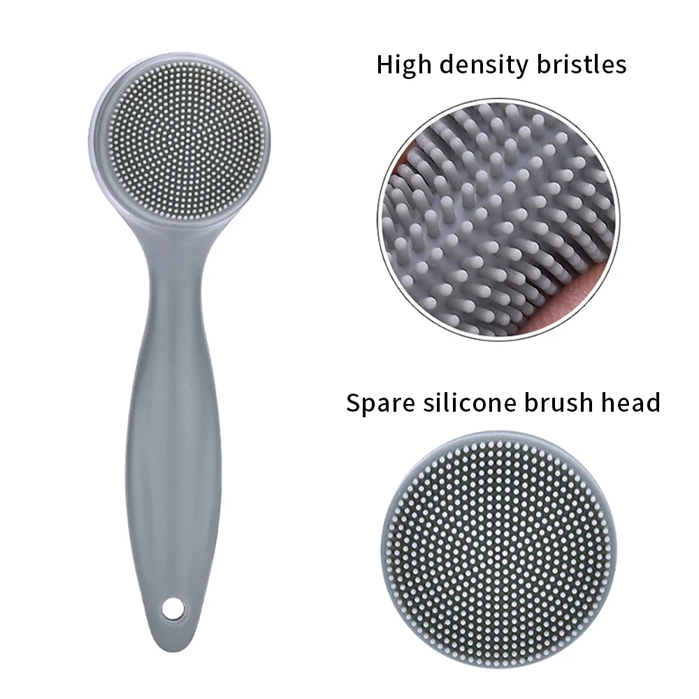 Facial Cleansing Brushes Soft Hair Face Massager Silicone Washer For Face Brush Cleanr Blackhead Remover Portable Skin Care Tool