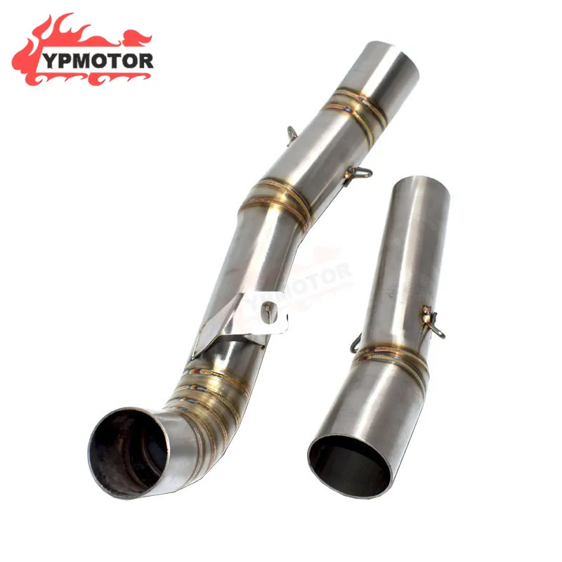 Z 1000 07-09 Sport Bike Motorycycle Middle Link Exhaust Pipe Mid Tube Muffler Connection For Kawasaki Z1000 2007-2009 2008