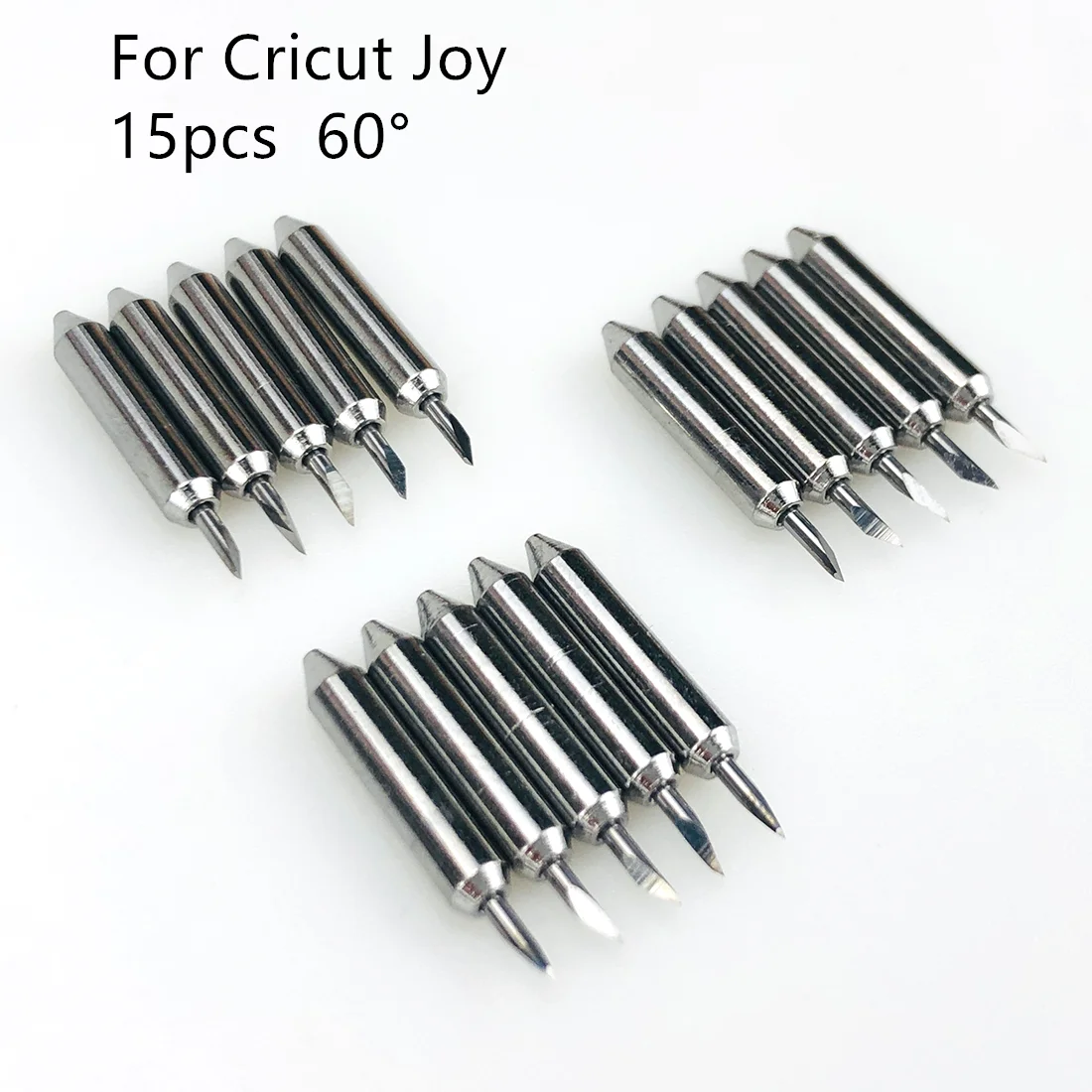 

Dia 3mm 15pcs 60 Degree Plotter Blade for Cricut Joy Xtra