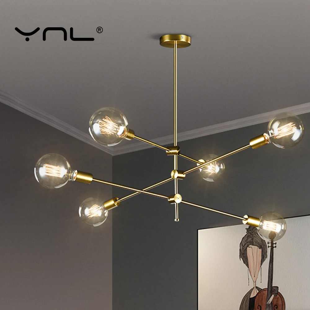 

Modern Nordic Ceiling Chandelier E27 Hanging Lamps For Ceiling Lamp Fixtures Light For Home Living Room Bedroom Dining Room