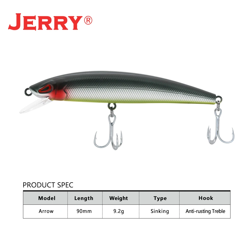 Jerry Arrow Jerkbait señuelo artificial agua dulce trucha lubina - imagen 2