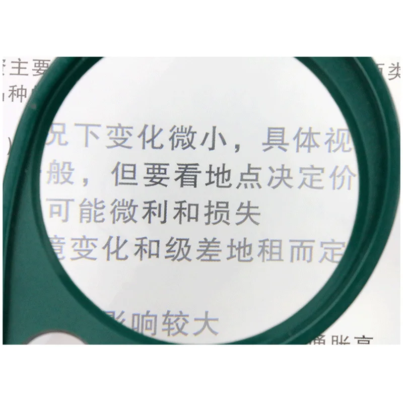 4pcs 3X 6X Magnifier Dual Lens Handheld Racket Type Magnifying Glass