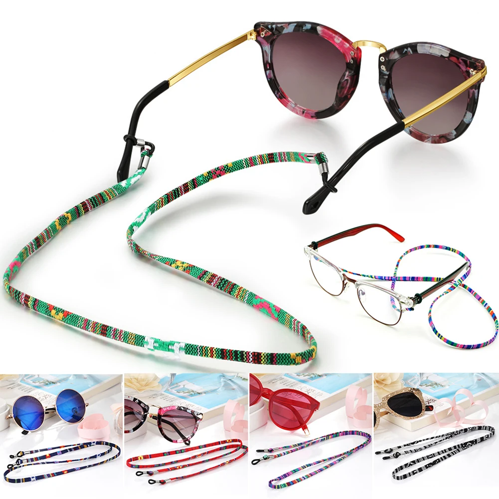 Ethnic Style Glasses Chain Eyeglass Sunglasses Cotton String Cord Retainer Glasses Strap Eyewear Lanyard Glasses Accessories