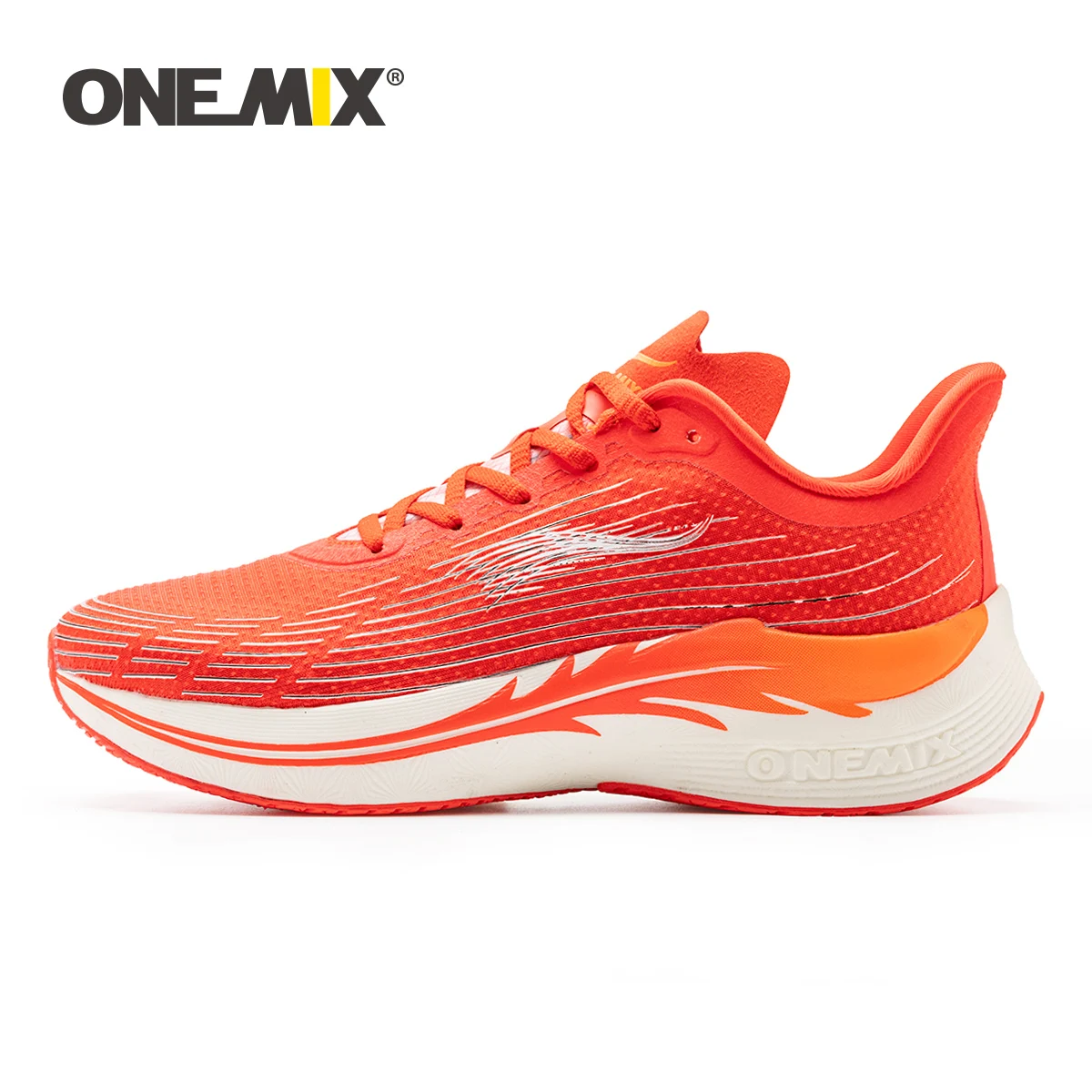 ONEMIX 2024 Unisex Running Shoes Casual Soft Comfortable Sports Walking Shoes for Outdoor Detachable Carbon Plate Male Sneakers